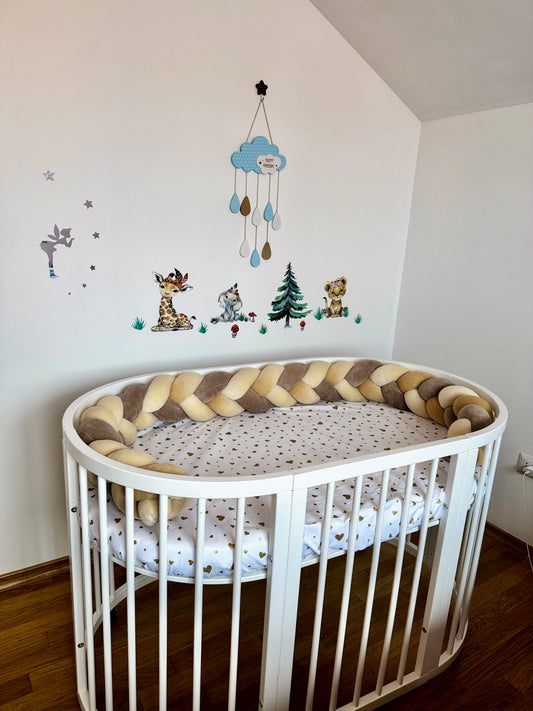 Protezione intrecciata 230 cm / Protezione intrecciata per la culla