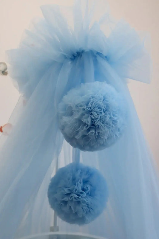 Baldachin Bleo / perdea pentru pătuț bebe  Meriess