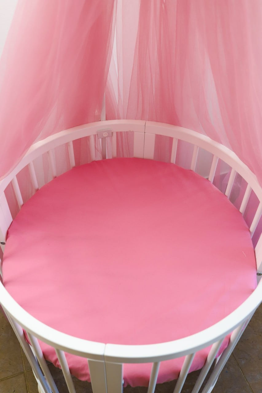 Orecchino rotondo rosa/ Orecchino 75x75/ Orecchino per bambina