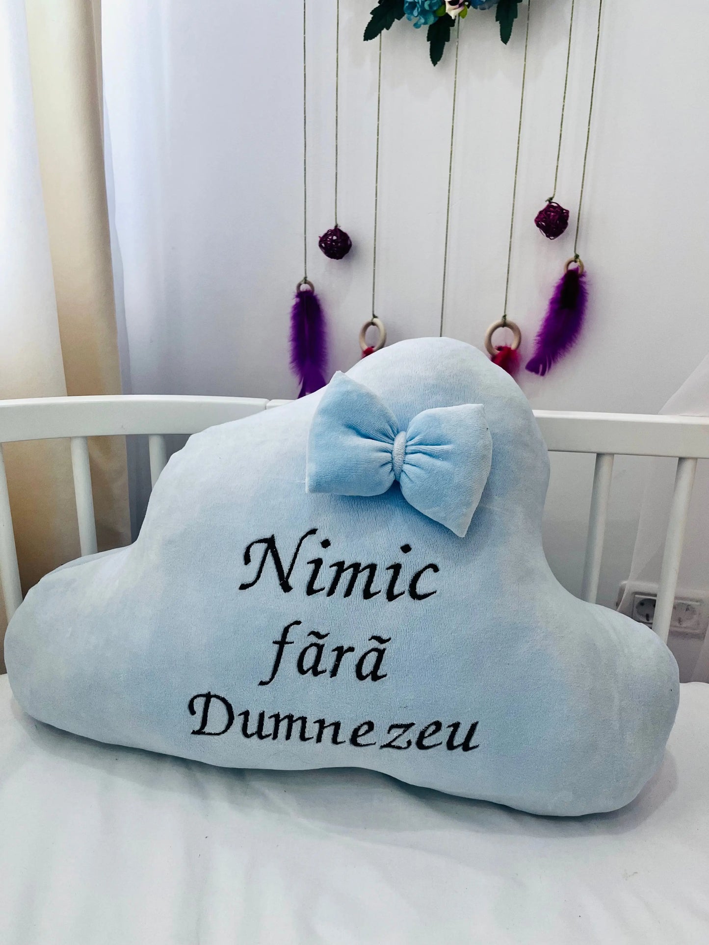 Pernuta personalizata Nimic fără Dumnezeu Meriess