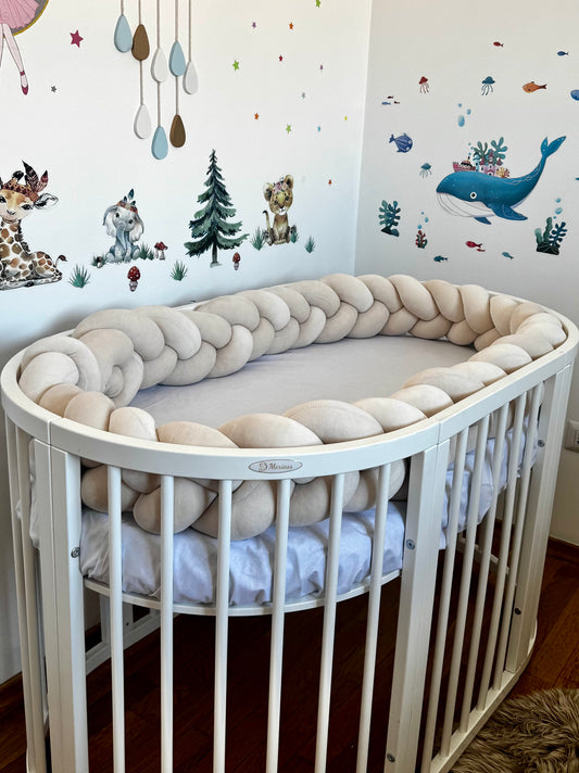 Protecție împletită Bej deschis- 350cm