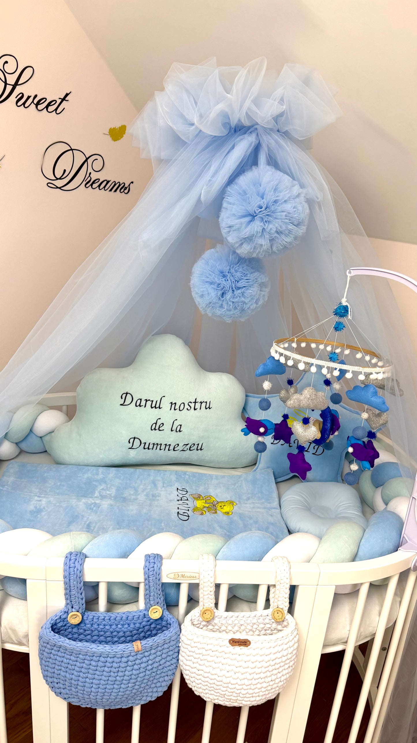 Set Complet Accesorii pentru Pătuțul Bebelușului – Confort, Protecție și Design de Poveste